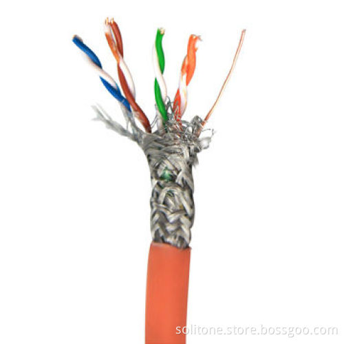 Cat7 LAN Cable, SFTP with 1,000ft LSZH, 1,050V AC Spark Test